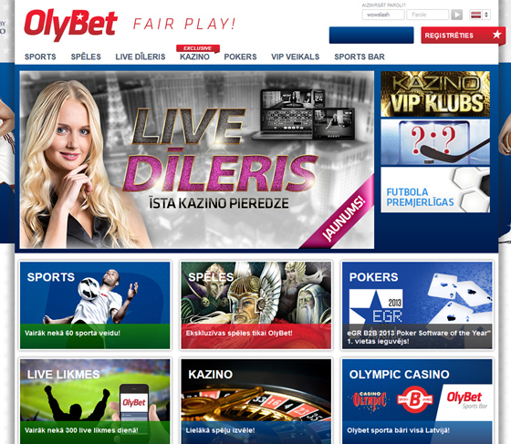Olybet Online kazino